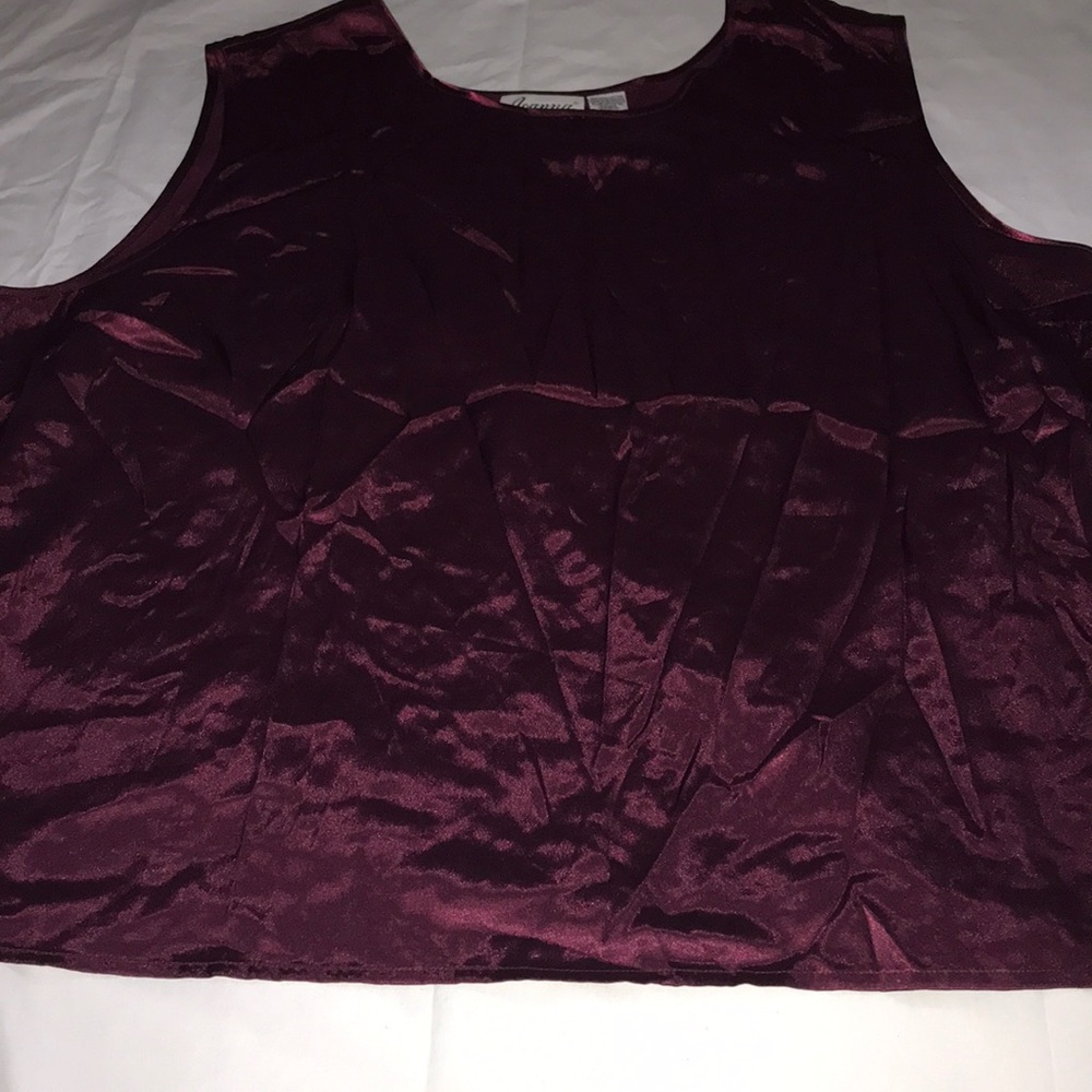 Burgundy blouse